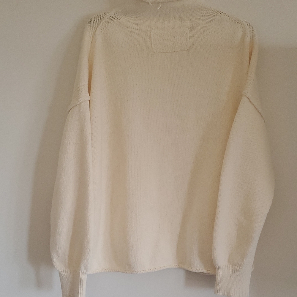 NWOT WE THE FREE TORRES ROLL NECK SWEATER IN SUGAR SWIZZIE - Picture 5 of 11